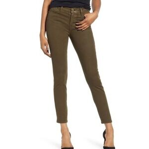 Frame Denim Le High Skinny Jeans in Coated Military Size 27